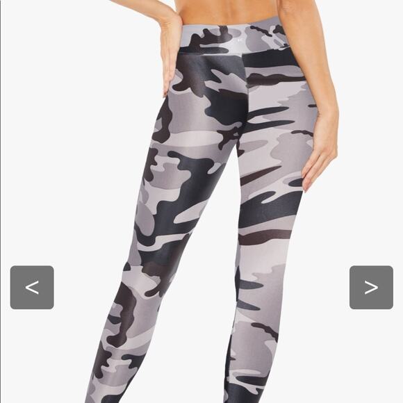 Koral Lustrous High Rise Legging- Lead Camouflage-S - Picture 2 of 8
